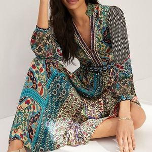 NWOT Anthropologie by Bhanuni Joyti Ronkia maxi dress size 6